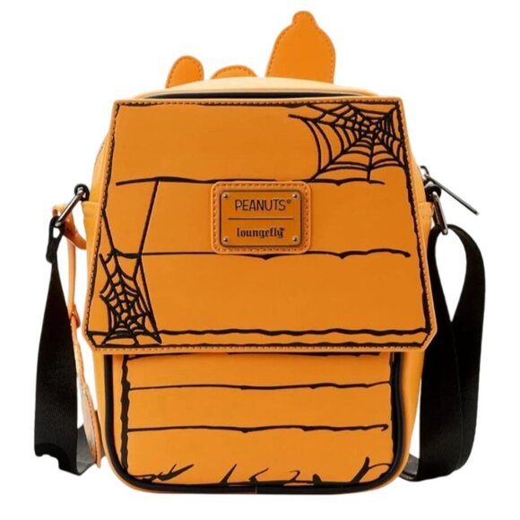 Loungefly Handbags - Loungefly Peanuts Great Pumpkin Snoopy Doghouse Crossbody Bag Halloween Spooky